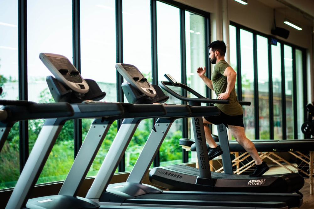 Man-running-on-treadmill