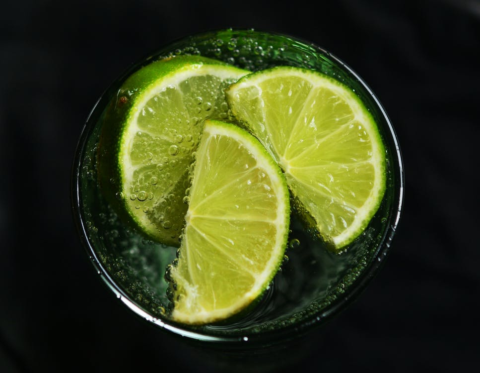  A close up of detox water