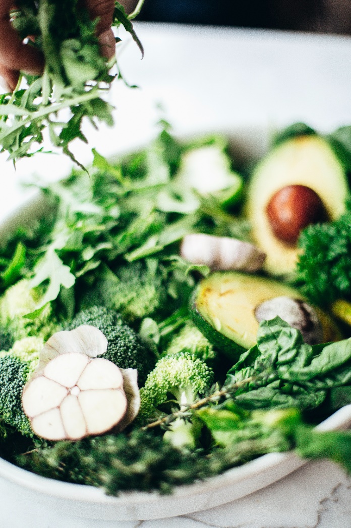 Lots of vegetables on a plate