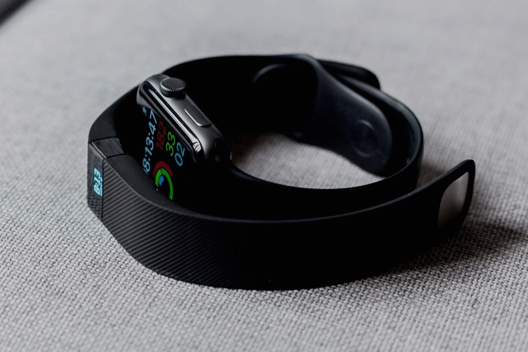 A fitness tracker 